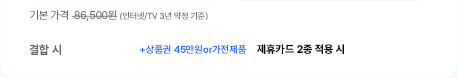 실속 혜택 조합 가격