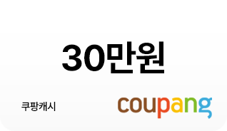 30만원 쿠팡캐시