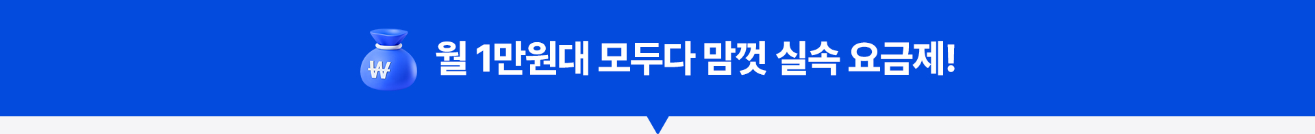 실속 요금제 띠배너